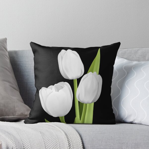 Artikelvorschau, Blumenstrauß aus weißen Tulpen entworfen und verkauft von CPP-Design.