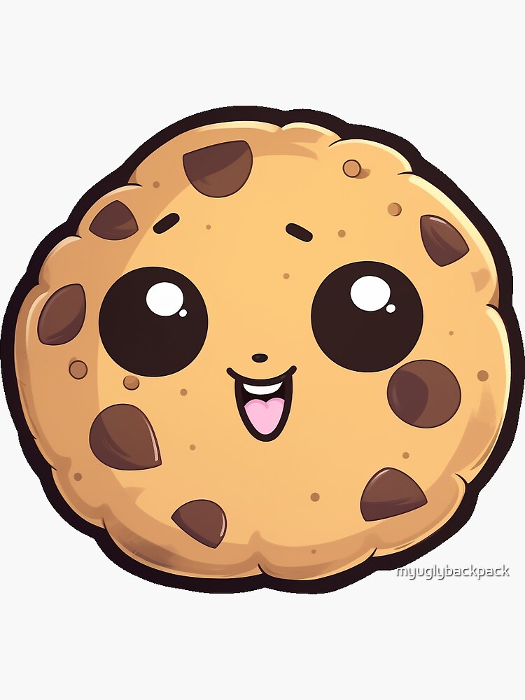 Funny cookies Sticker for Sale by myuglybackpack Redbubble