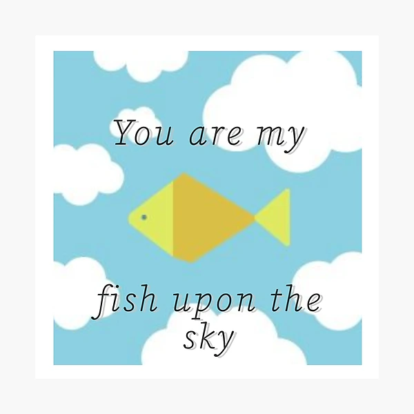FISH UPON THE SKY Tシャツ PONDPHUWIN　GMMTV Buy Fish Upon the Sky Online In India - Etsy India