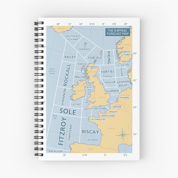 Item preview, Shipping Forecast Regions - Sand Design designed and sold by CanterburyArt.
