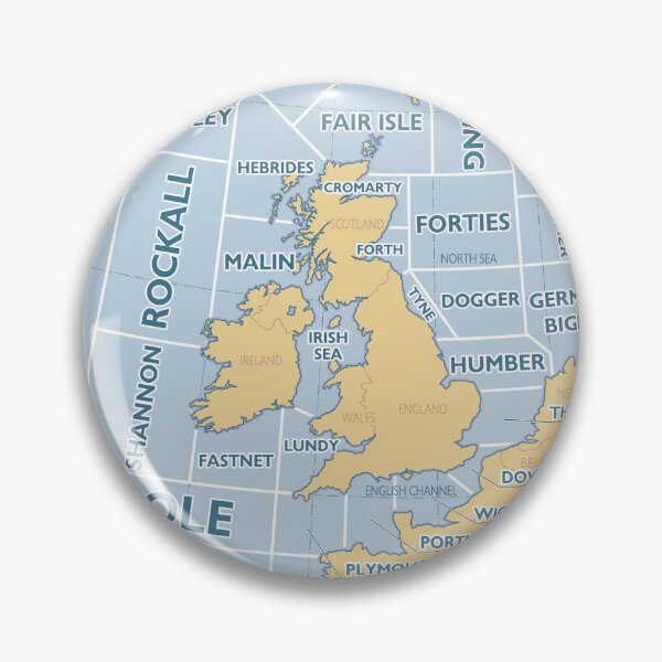 Item preview, Shipping Forecast Regions - Sand Design designed and sold by CanterburyArt.
