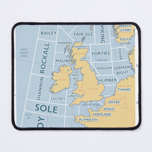 Item preview, Shipping Forecast Regions - Sand Design designed and sold by CanterburyArt.