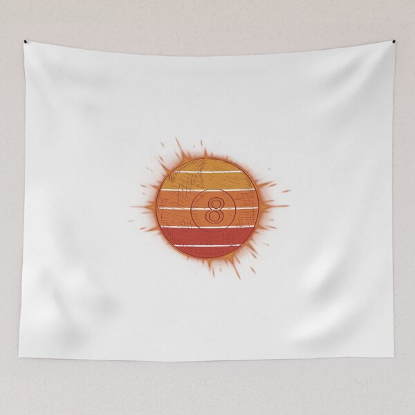 Item preview, Billiards Retro Sunset Splatter designed and sold by Print-A-Joke.