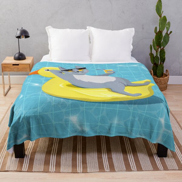 Item preview, Cat chilling in the pool designed and sold by Avisnanna.
