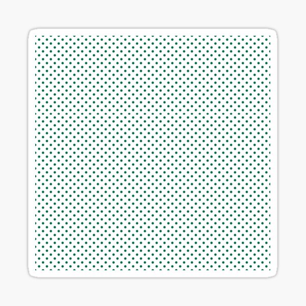Green Dots Pattern Sticker