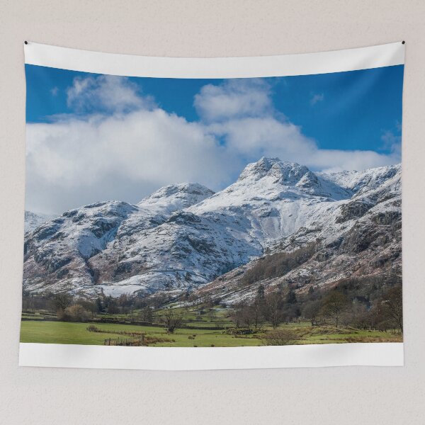 Item preview, Langdale Pikes under Snow Lake District designed and sold by Cameranick.