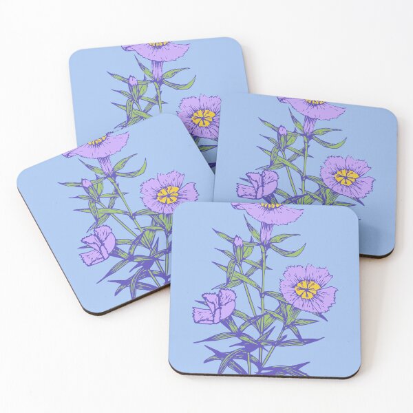 Item preview, vintage botanical garden-purple blooming flower designed and sold by UnaWu533.