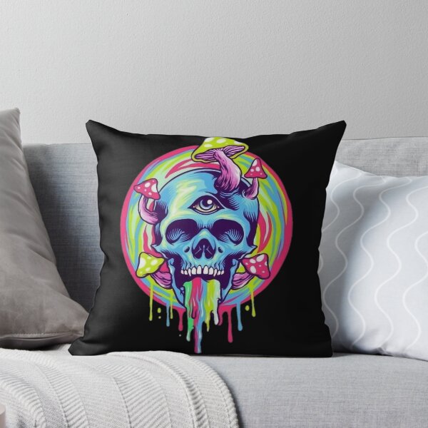 Item preview, Skull Psicodelic Hippie designed and sold by helrisoniart182.