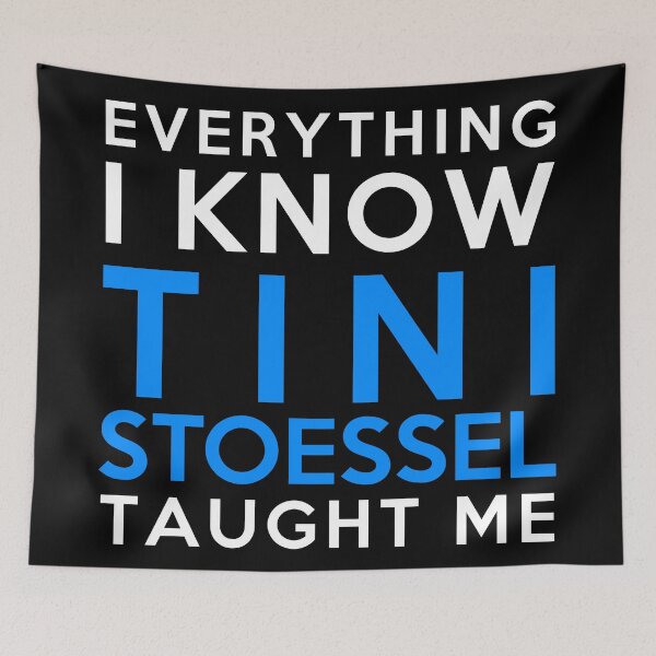 Item preview, Tini Stoessel - Everything i know designed and sold by 2Girls1Shirt.
