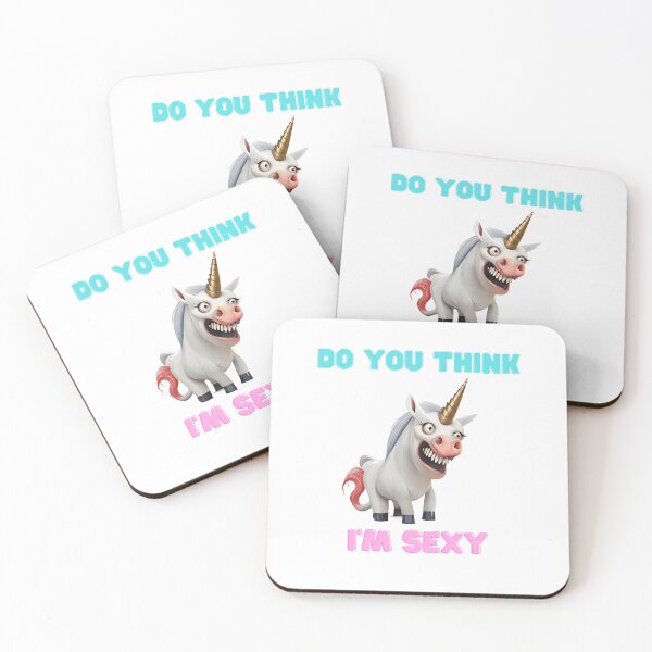 Item preview, Unicorn - Do you think I'm sexy designed and sold by TheRebelThreads.