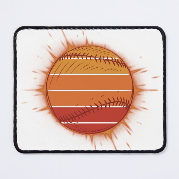 Artikelvorschau, Baseball Retro Sunset Splatter entworfen und verkauft von Print-A-Joke.