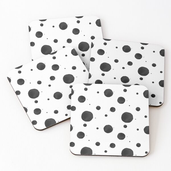 Item preview,  polka dot black ink  designed and sold by pineapplearti.