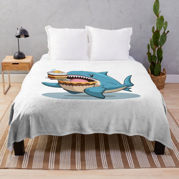 Item preview, croissant shark designed and sold by sweary12.