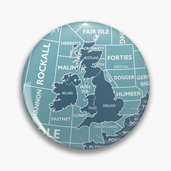 Item preview, Shipping Forecast Regions designed and sold by CanterburyArt.