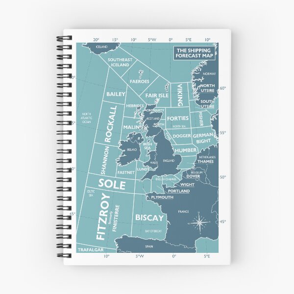 Item preview, Shipping Forecast Regions designed and sold by CanterburyArt.