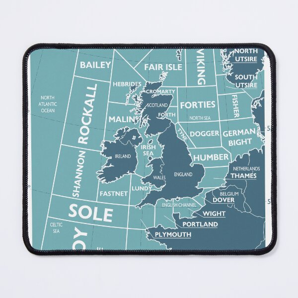 Item preview, Shipping Forecast Regions designed and sold by CanterburyArt.