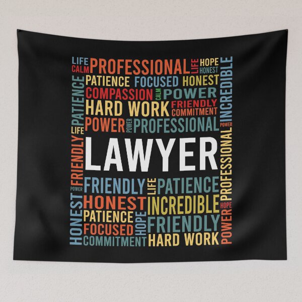 Item preview, lawyer saying: lawyer words gift designed and sold by alaechamlal.