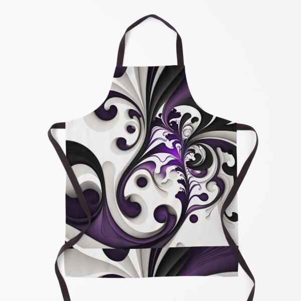 Item preview, Abstract Art Purple and White Patterns designed and sold by EnzoZs.