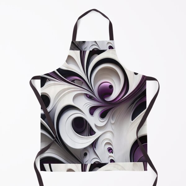 Item preview, Abstract Art Purple and White Patterns Design designed and sold by EnzoZs.