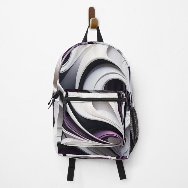 Item preview, Abstract Art Purple and White Patterns Design designed and sold by EnzoZs.