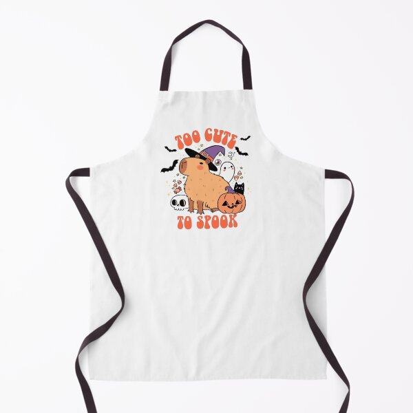 Item preview, Too cute to spook Capybara Halloween designed and sold by Yarafantasyart.