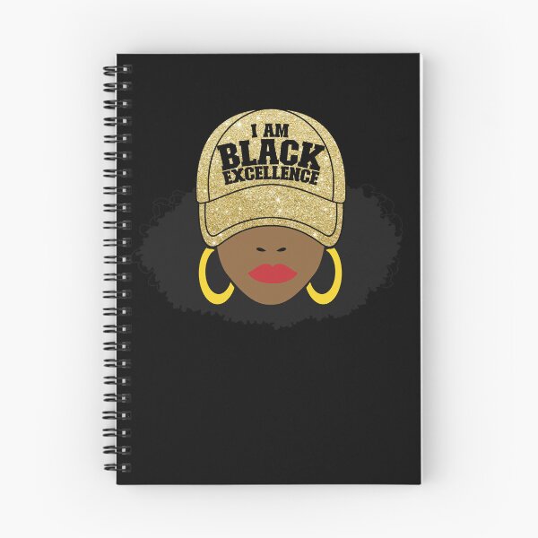 Item preview, I Am Black Excellence Afro Girl Woman's Black Excellence Gear designed and sold by DynamicDesign.