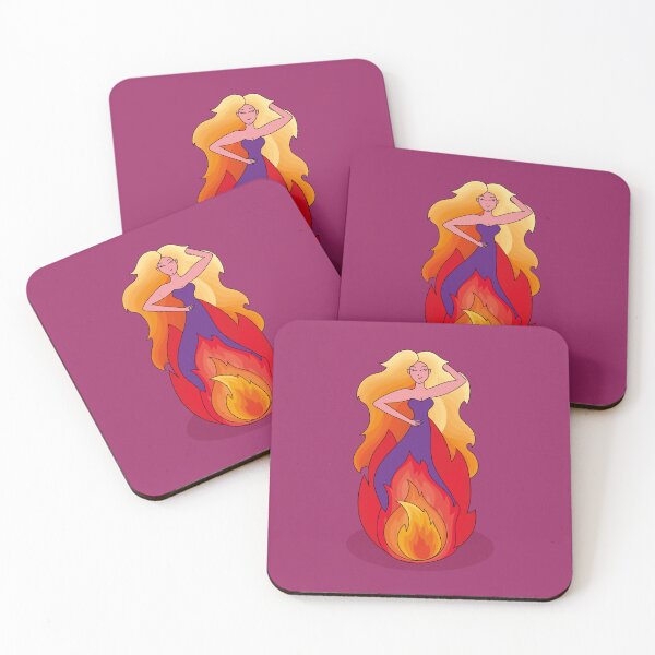 Item preview, Power woman on fire! designed and sold by WeirdoCommunity.