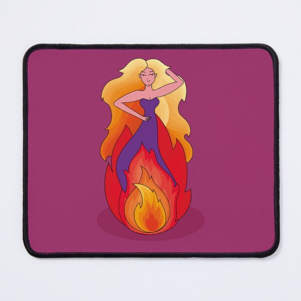 Item preview, Power woman on fire! designed and sold by WeirdoCommunity.