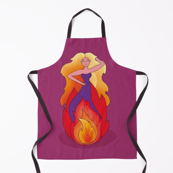 Item preview, Power woman on fire! designed and sold by WeirdoCommunity.