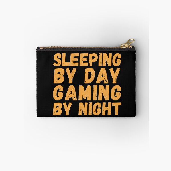 Item preview, Sleeping By Day Gaming By Night-Gaming Addict designed and sold by letsgetinspired.