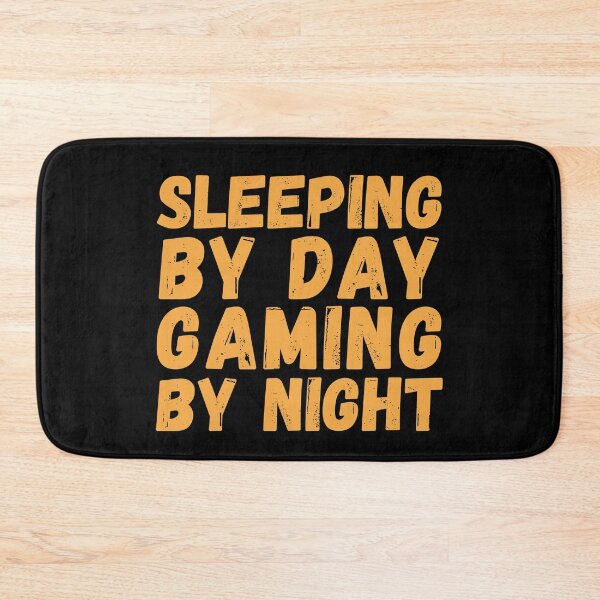 Item preview, Sleeping By Day Gaming By Night-Gaming Addict designed and sold by letsgetinspired.