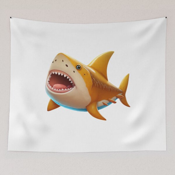 Item preview, croissant shark designed and sold by sweary12.