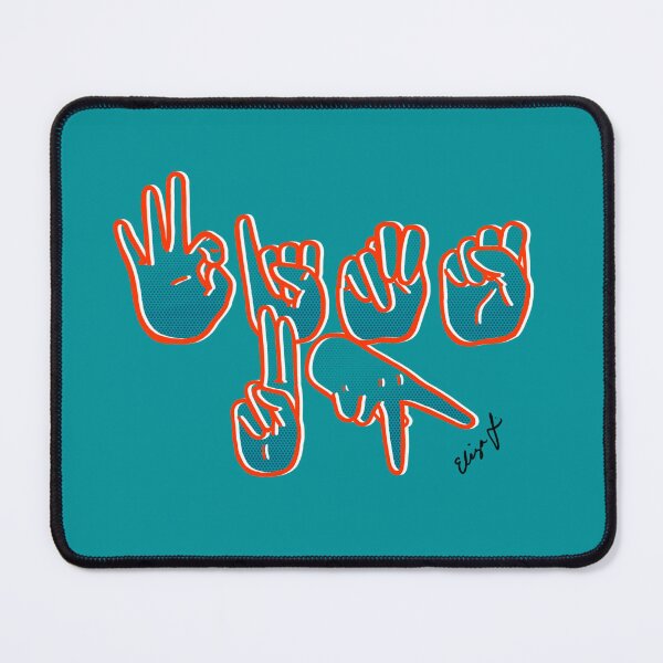 Item preview, Miami Dolphins Fins Up in ASL designed and sold by Ezlinarts.