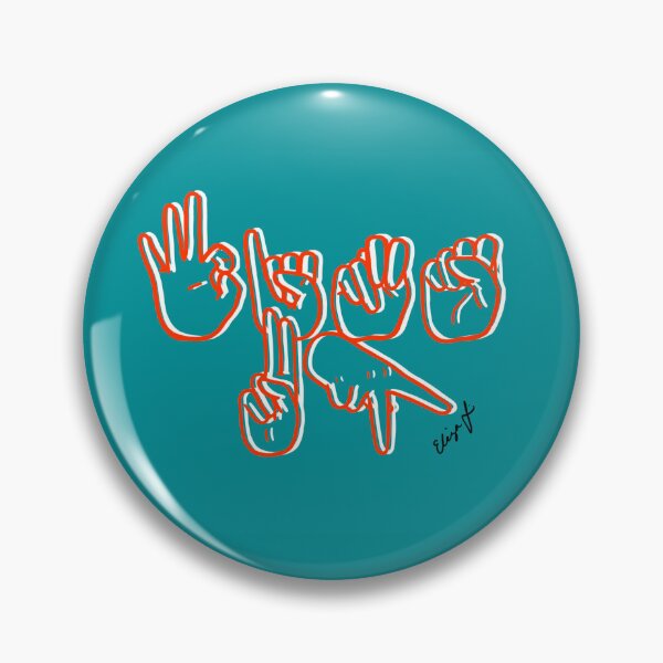 Item preview, Miami Dolphins Fins Up in ASL designed and sold by Ezlinarts.