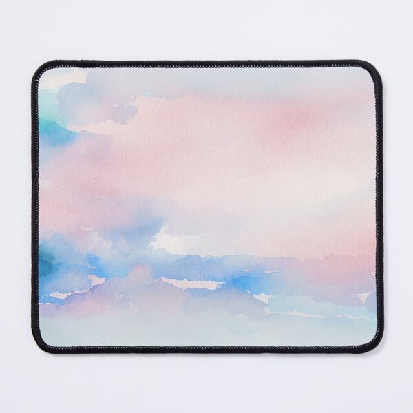 Item preview, Pastel Soft Pink Blue Watercolor Ombré Painting Artwork Abstract Image designed and sold by adlydesigns.