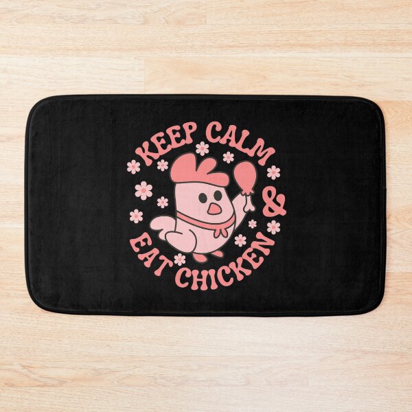 Item preview, Keep Calm And Eat Chicken designed and sold by designerpriti.