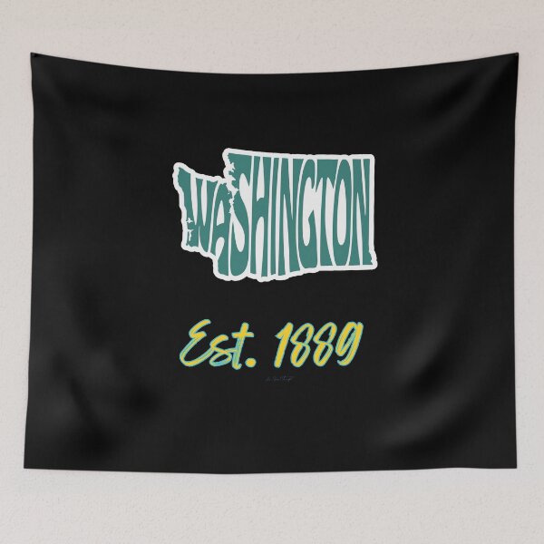 Item preview, Washington Established 1889 designed and sold by Twisted-Teeze.