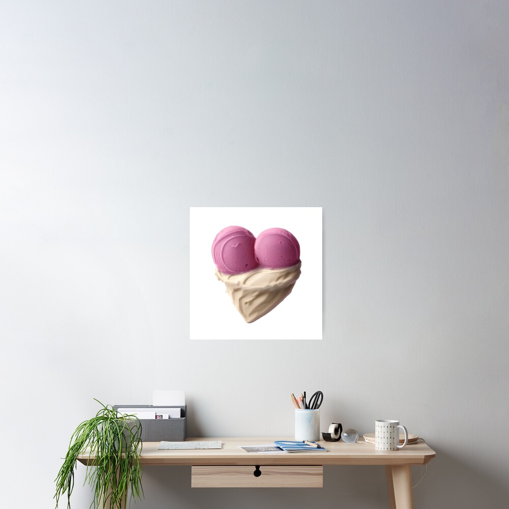 Vista previa del artículo con la obra «Póster», diseñado y vendido por Digiheart.