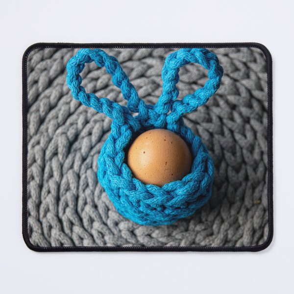 Item preview, easter egg on handmade placemat classic elegant minimalist photography designed and sold by jkrphoto.