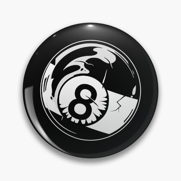 Item preview, black billiard ball designed and sold by diego75bcn.