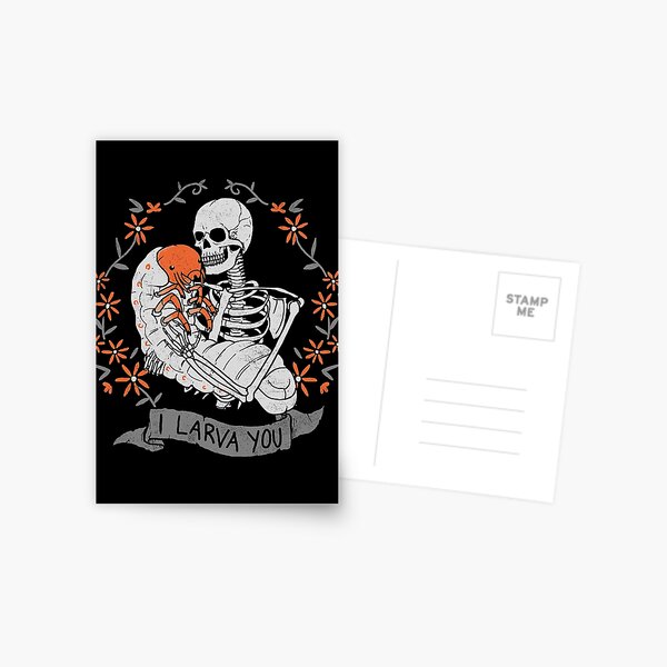 Skeleton Postcards for Sale