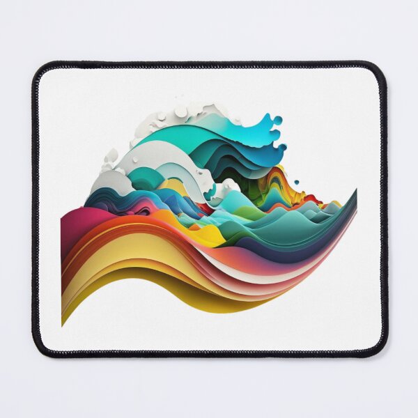 Item preview, Abstract Art Colourful Wave Design designed and sold by EnzoZs.