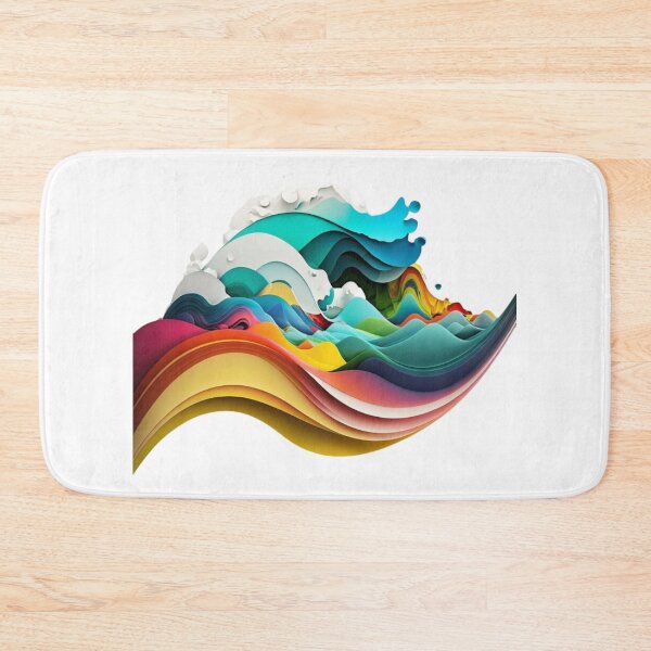 Item preview, Abstract Art Colourful Wave Design designed and sold by EnzoZs.