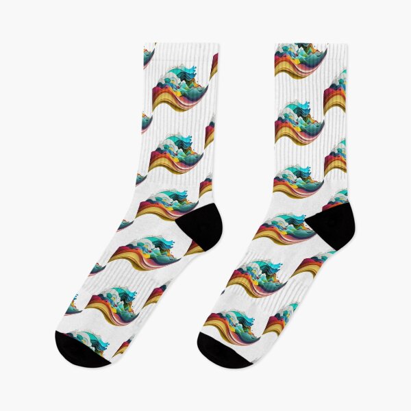 Item preview, Abstract Art Colourful Wave Design designed and sold by EnzoZs.