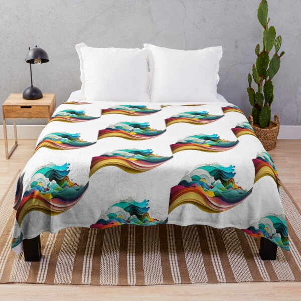 Item preview, Abstract Art Colourful Wave Design designed and sold by EnzoZs.