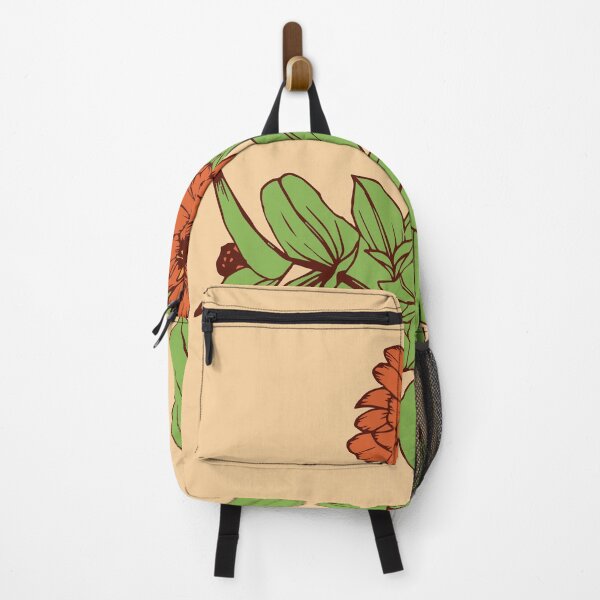 Item preview, vintage botanical garden-orange blooming flower designed and sold by UnaWu533.