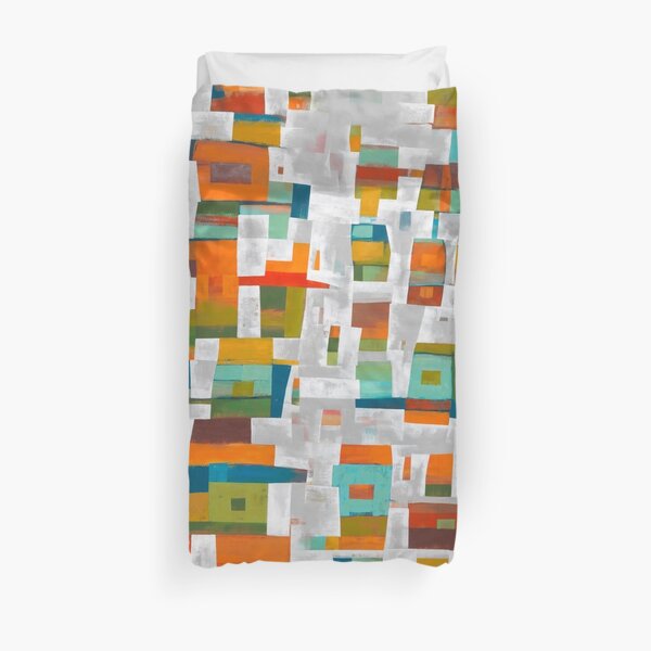 Tangerine Summer Duvet Cover