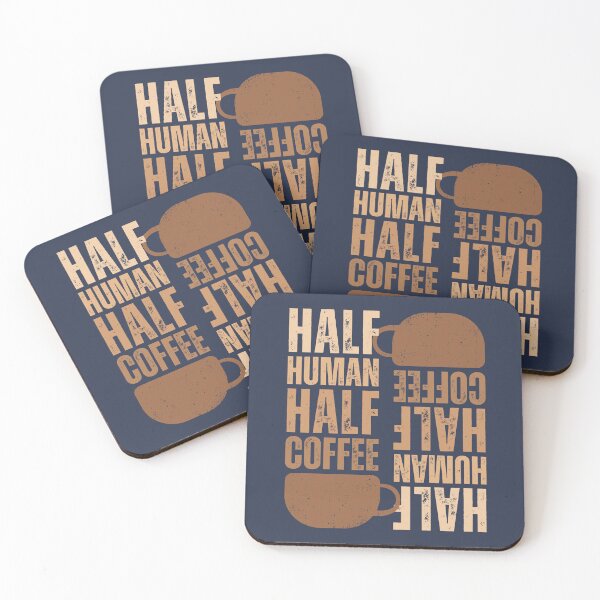 Item preview, Half Human Half Coffee  designed and sold by Mimielitas-Shop.