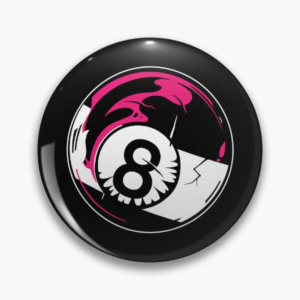 Item preview, Black pink billiard ball designed and sold by diego75bcn.