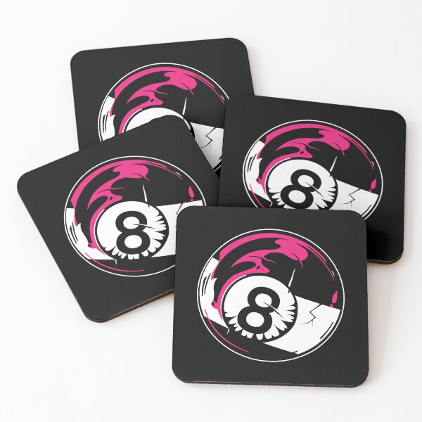Item preview, Black pink billiard ball designed and sold by diego75bcn.
